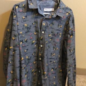 Nautica dress shirt large